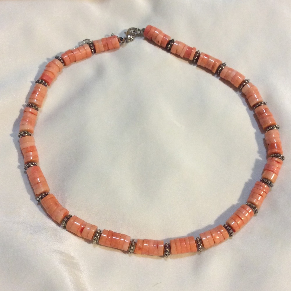Heishi stone necklace choker